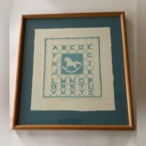 Mary Rutherford Limited Signed & Numbered Quilt Pattern - Rocking Horse
